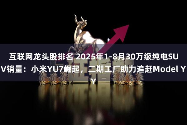 互联网龙头股排名 2025年1-8月30万级纯电SUV销量：小米YU7崛起，二期工厂助力追赶Model Y